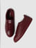 Maroon Leather Sneakers_399103+2