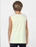 Boys Green Printed Sleeveless T-shirt_403596+4