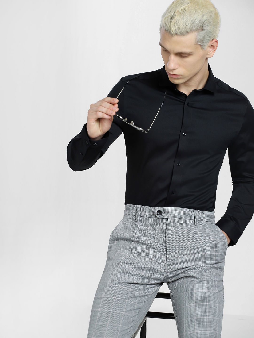 Best Black Shirts Combination Ideas  Black Shirt Matching Pants   TiptopGents
