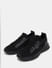 Black Knit Lace-Up Sneakers_412566+6
