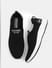 Black Knit Slip-On Sneakers_412569+3