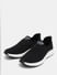 Black Knit Slip-On Sneakers_412569+6