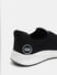 Black Knit Slip-On Sneakers_412569+8