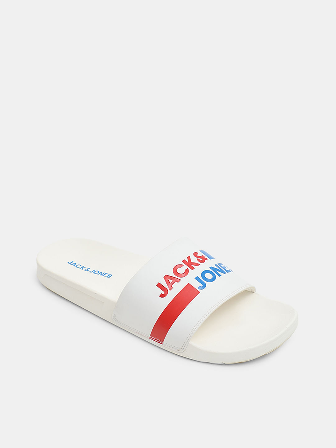 Off White Logo Print Sliders 137229403 Marshmallow