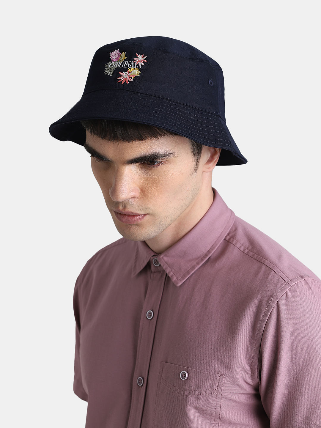 Mens blue cheap bucket hat