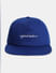 Blue Embroidered Text Cap_412582+1