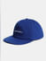 Blue Embroidered Text Cap_412582+2