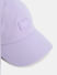 Purple Cotton Baseball Cap_412593+4