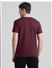Maroon Floral Crew Neck T-shirt_414377+4