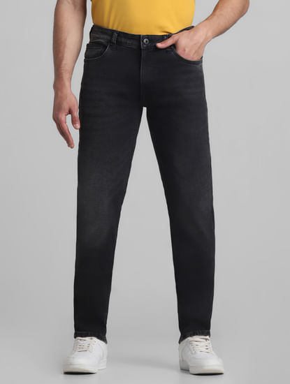 Grey Low Rise Washed Ben Skinny Jeans