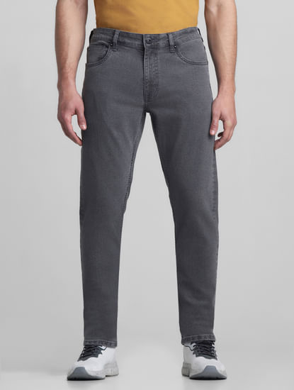 Grey Low Rise Ben Skinny Fit Jeans