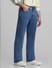 Blue High Rise Ray Bootcut Jeans_414396+2
