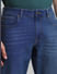 Blue Mid Rise Clark Regular Fit Jeans_414401+4