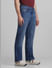 Blue High Rise Washed Ray Bootcut Jeans_414413+2