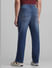 Blue High Rise Washed Ray Bootcut Jeans_414413+3