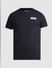 Black Cotton Crew Neck T-shirt_414429+7