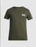 Green Cotton Crew Neck T-shirt_414430+7