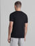 Black Logo Print Crew Neck T-shirt_414435+4