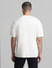 White Contrast Pocket Oversized T-shirt_414439+4