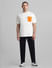 White Contrast Pocket Oversized T-shirt_414439+6