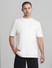 White Oversized Crew Neck T-shirt_414449+2
