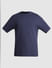 Blue Oversized Crew Neck T-shirt_414450+7