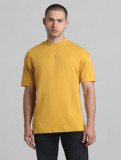 Yellow Oversized Crew Neck T-shirt