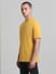 Yellow Oversized Crew Neck T-shirt_414451+3