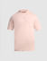 Pink Oversized Crew Neck T-shirt_414452+7