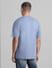 Blue Oversized Crew Neck T-shirt_414453+4