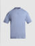 Blue Oversized Crew Neck T-shirt_414453+7