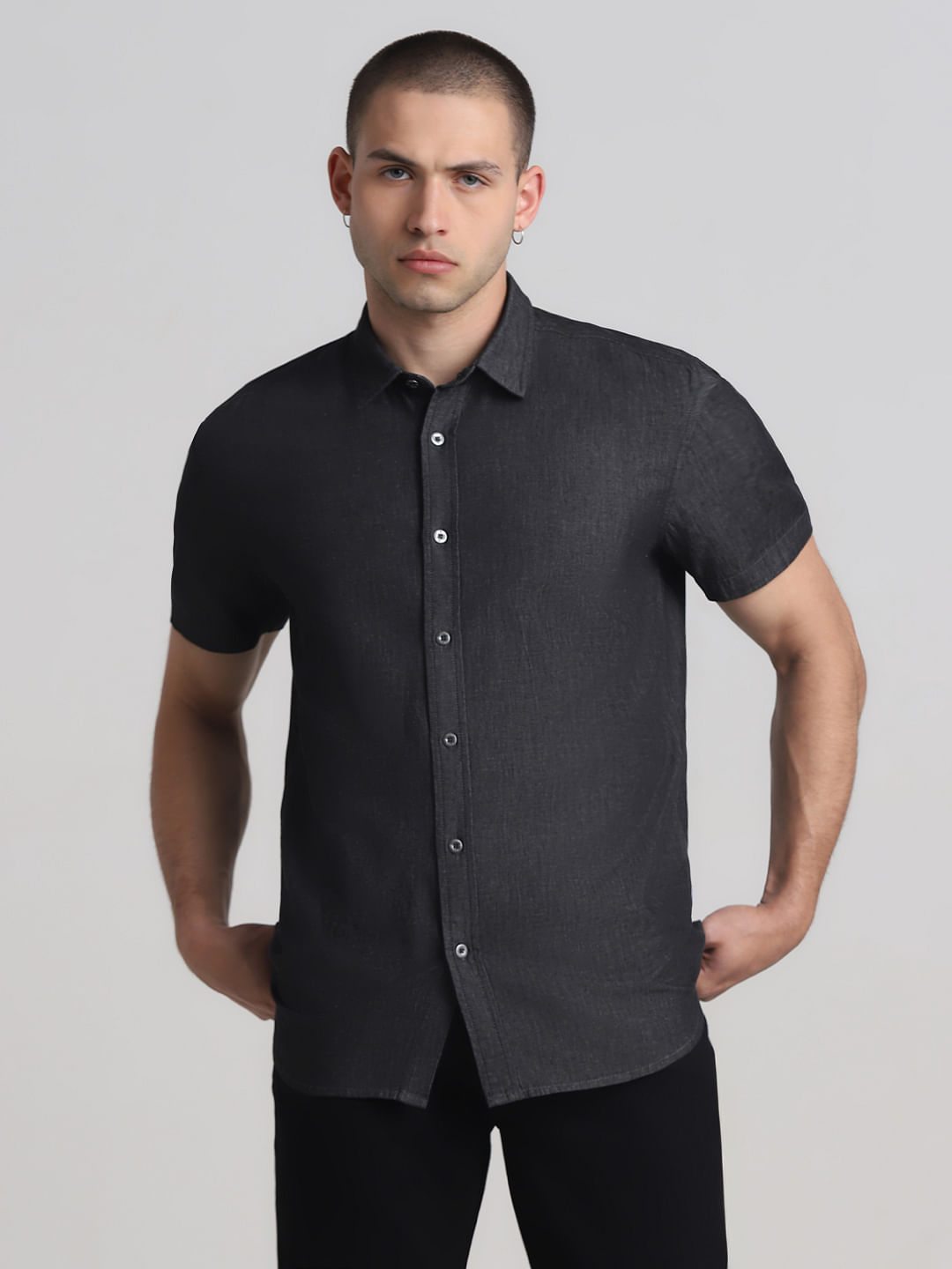 Buy online Mens Placement Print Casual Shirt from shirts for Men by Villain  for ₹819 at 49% off | 2024 Limeroad.com