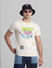 RICK & MORTY Cream Graphic Print T-shirt_414475+1