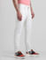 White Low Rise Glenn Slim Fit Jeans_414482+2
