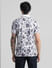 White Floral Print Polo T-shirt_414501+4