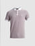 Maroon Jacquard Polo T-shirt_414503+7
