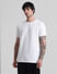 White Knitted Crew Neck T-shirt_414508+2