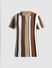 Brown Striped Knitted Polo_414509+7