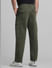 Green Mid Rise Cargo Pants_414517+3