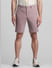 Pink Mid Rise Chino Shorts_414525+1
