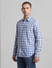 Blue Check Full Sleeves Shirt_414531+3
