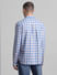 Blue Check Full Sleeves Shirt_414531+4