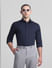 Navy Blue Full Sleeves Shirt_414536+1