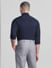 Navy Blue Full Sleeves Shirt_414536+4