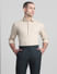 Beige Full Sleeves Formal Shirt_414538+2