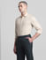 Beige Full Sleeves Formal Shirt_414538+3