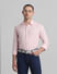 Pink Textured Full Sleeves Shirt_414539+1