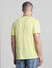 Lime Green Cotton Crew Neck T-shirt_414548+4
