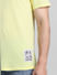 Lime Green Cotton Crew Neck T-shirt_414548+5