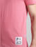 Pink Cotton Crew Neck T-shirt_414747+5